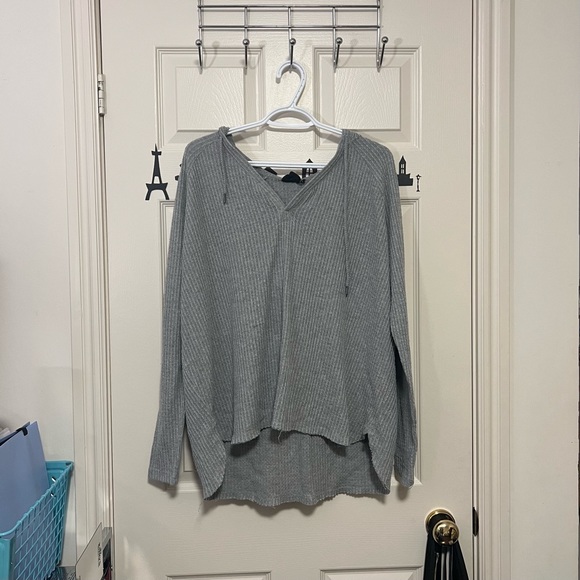 Urban Outfitters Sweaters - urban outfitters waffle knit hooded sweater (s)